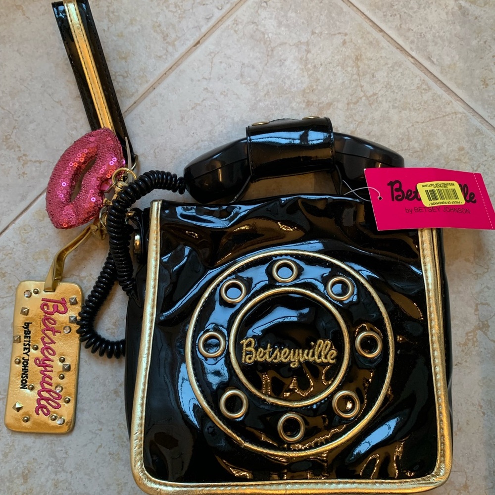 Betsy Johnson phone purse